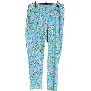 Lilly Pulitzer Luxletic Corso Multi Lil Sun Of A Bun Print Pants - Size 10 - NWT